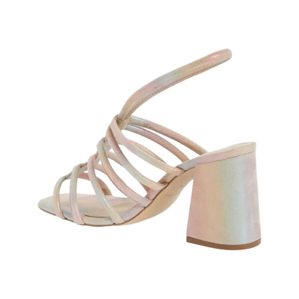 NIB FREE PEOPLE | COLETTE CINCHED HEEL | RAINBOW METALLIC   - Picture 11 of 14